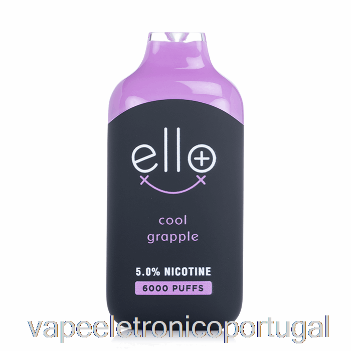 Vape Eletronico Blvk Ello Plus 6000 Descartável Cool Grapple Ice